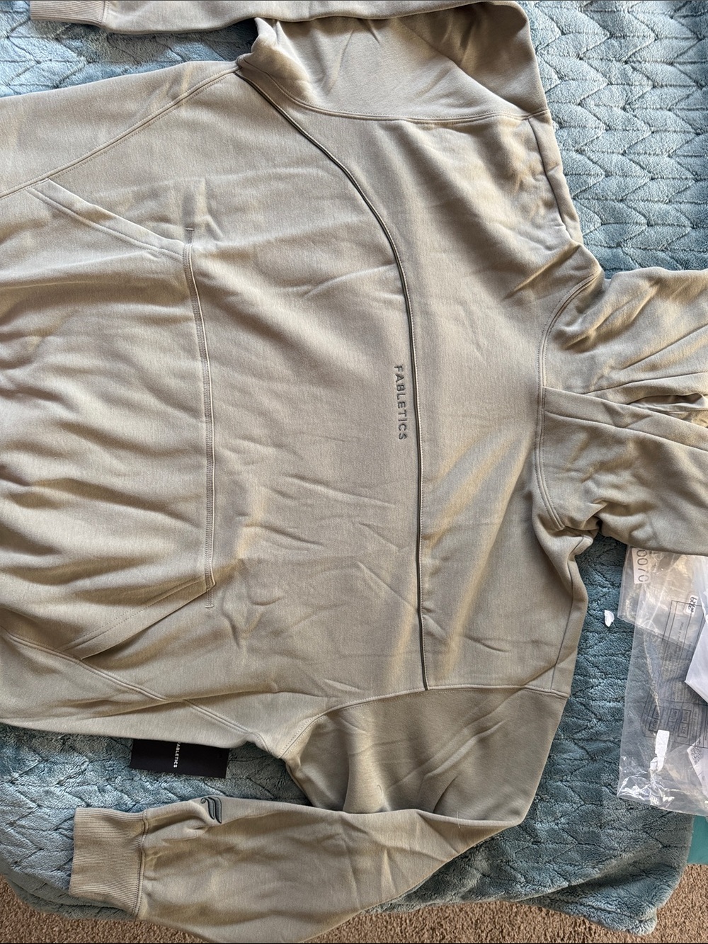 Fabletics Men’s Oversized Hoodie in Seagrass/Dark Olive